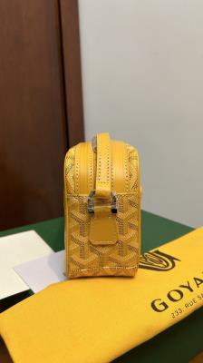 wholesale quality goyard yellow camera bag 020189